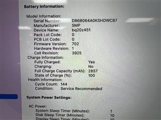 Apple MacBookPro Touchbar 2017 15